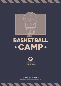Basketball Camp Poster Design