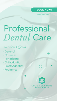 Professional Dental Care Services Instagram story Image Preview