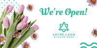 We're Open Florist Twitter post Image Preview