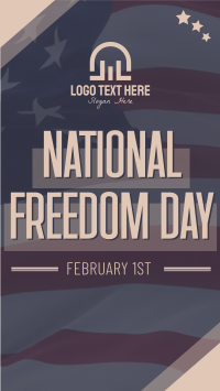 Freedom Day Flag Facebook Story | BrandCrowd Facebook Story Maker