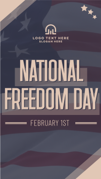 Freedom Day Flag Facebook Story Design
