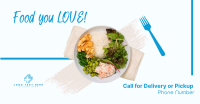 Lunch for Delivery Facebook ad Image Preview