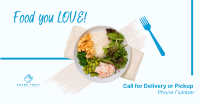 Lunch for Delivery Facebook Ad Design