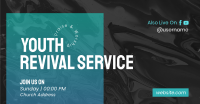 Youth Revival Service Facebook Ad Design