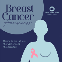 Breast Cancer Warriors Instagram Post Design