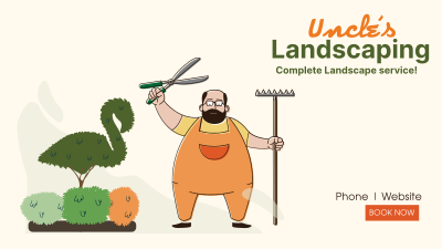 Uncle's Landscaping Facebook event cover Image Preview