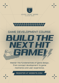 Game Development Course Poster Image Preview