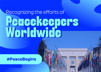 International Day of United Nations Peacekeepers Postcard Design