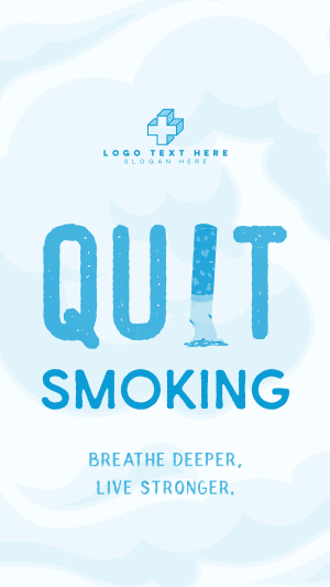 Quit Smoking Instagram story Image Preview