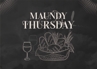 Maundy Thursday Supper Postcard Image Preview