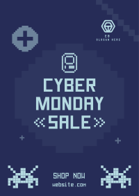 Pixel Cyber Monday Poster Image Preview
