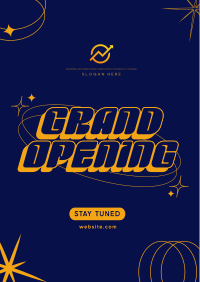 Y2K Grand Opening Poster Image Preview
