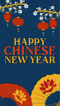 Oriental Chinese New Year YouTube Short Design