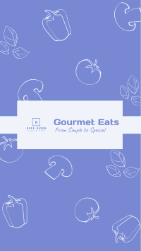 Gourmet Eats Instagram story Image Preview