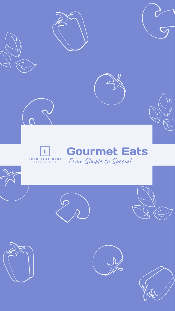 Gourmet Eats Instagram Story Design Image Preview