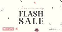 Anniversary Flash Sale Facebook ad Image Preview