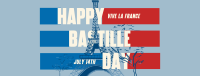 Bastille Day Facebook cover Image Preview