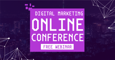 Online Conference Facebook ad Image Preview