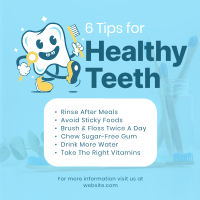 Dental Tips Instagram Post Design