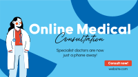 Online Specialist Doctors Facebook Event Cover Design