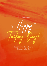 Paint Texture Thanksgiving Flyer Image Preview