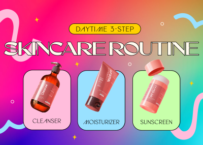 Daytime Skincare Routine Postcard Image Preview
