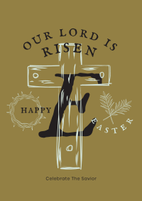 Lord Is Risen Poster Design