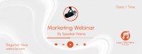 Marketing Webinar Speaker Facebook cover Image Preview