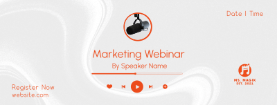 Marketing Webinar Speaker Facebook Cover Image Preview