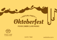 Virtual Oktoberfest Postcard Image Preview