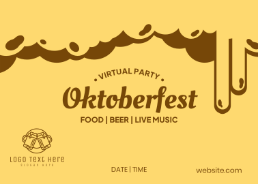 Virtual Oktoberfest Postcard