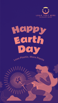 Plant a Tree for Earth Day YouTube Short Design