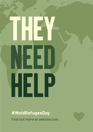 They Need Help Flyer Image Preview