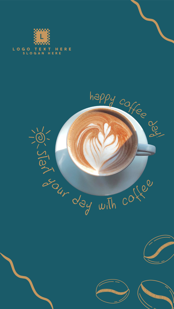 Morning Latte  Facebook Story Design Image Preview