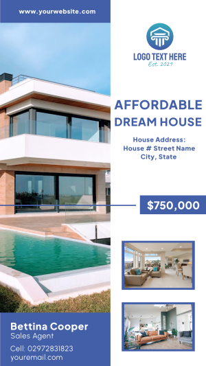 Affordable Dream House Instagram story Image Preview