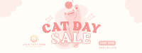 Meow Day Sale Facebook Cover Design