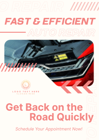 Modern Auto Repair Professional Mechanic Flyer Design