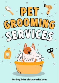 Grooming Services Flyer Design