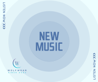 New Music Button Facebook post Image Preview