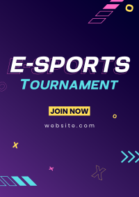 E-Sports Tournament Poster Image Preview