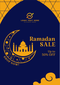 Ramadan Moon Discount Flyer Image Preview