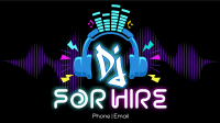 DJ for Hire Animation Image Preview