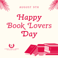 Happy Book Lovers Day Instagram post Image Preview