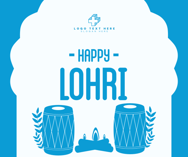 Lohri Festival Facebook Post Design Image Preview