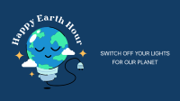 Happy Earth Hour Facebook event cover Image Preview