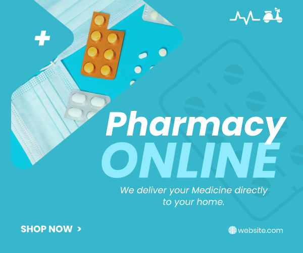 Medicine Delivery Facebook Post Design Image Preview