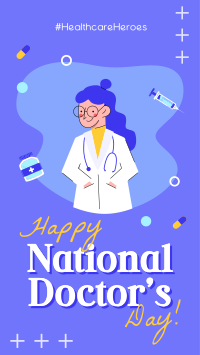 Doctors' Day Celebration Facebook Story Design