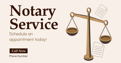Professional Notary Services Facebook ad Image Preview