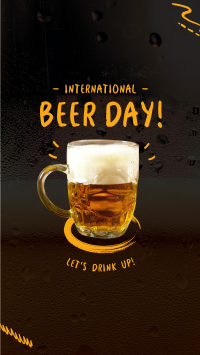 International Beer Day Instagram Story Design
