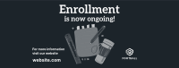 Enrollment Is Now Ongoing Facebook Cover Image Preview